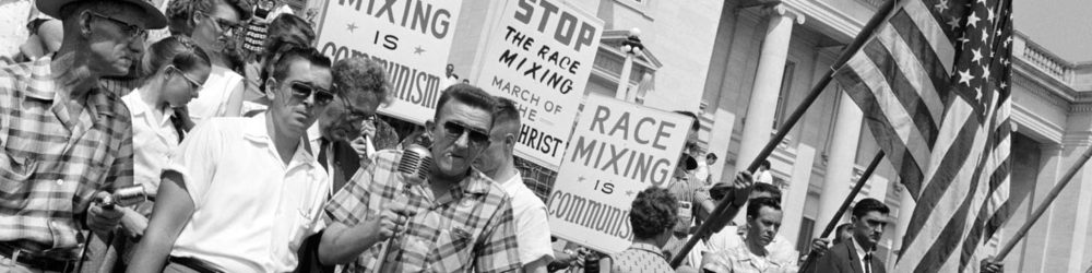 John T. Bledsoe, “Little Rock, 1959. Rally at State Capitol” (Aug 20, 1959). Via Library of Congress.