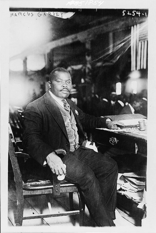 Marcus Garvey inspired black American activists disappointed with the lack of progress since emancipation to create a world-wide community to fight injustice. One of the many forms of social activism in the 1920s, Garveyism was seen by some as too radical to engender any real change. Yet Garveyism formed a substantial following, and was a major stimulus for later black nationalistic movements like the Black Panthers. Photograph of Marcus Garvey, August 5, 1924. Library of Congress, http://www.loc.gov/pictures/item/2003653533/.