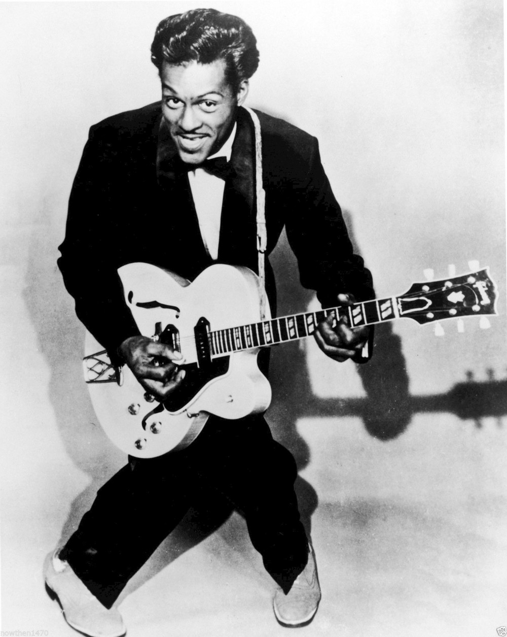 While an accepted part of culture in the twenty-first century, Rock and Roll music was seen by many as devilish, having a corruptive influence on the youth of America. Chuck Berry defined the rhythm and style that made Rock and Roll so distinctive and irresistible. Publicity photo, c, 1971. Wikimedia, http://commons.wikimedia.org/wiki/File:Chuck_Berry_1971.JPG.