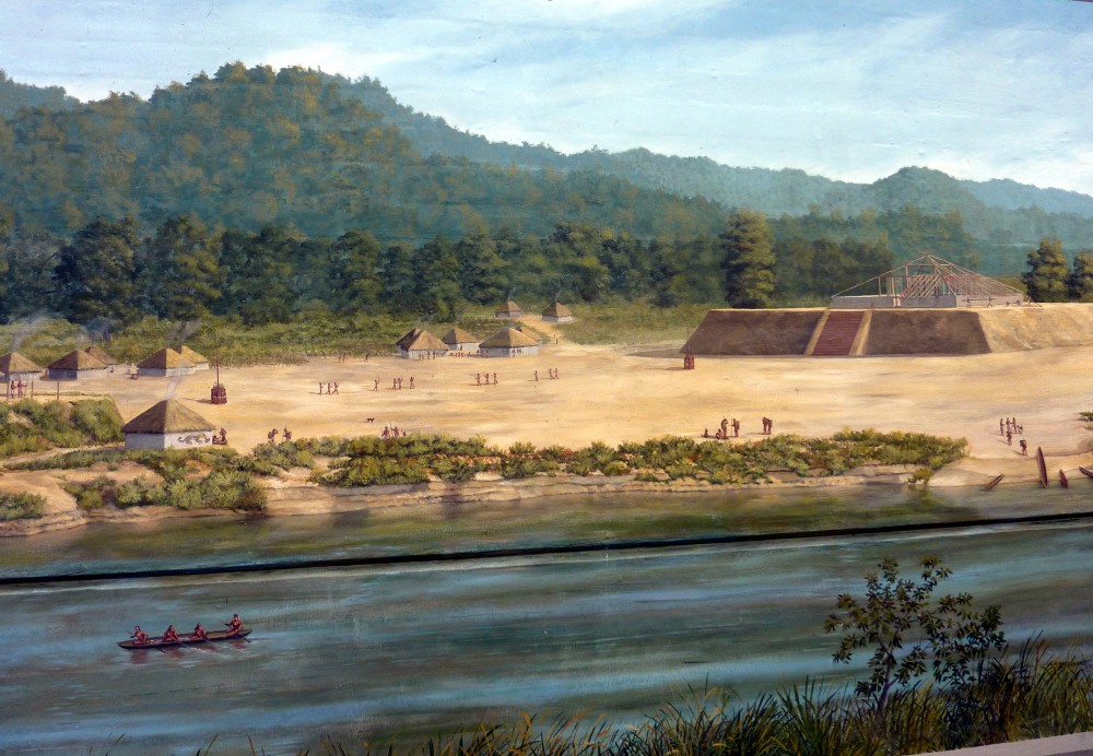 Prehistoric Settlement in Warren County, Mississippi, Vicksburg Riverfront Murals.