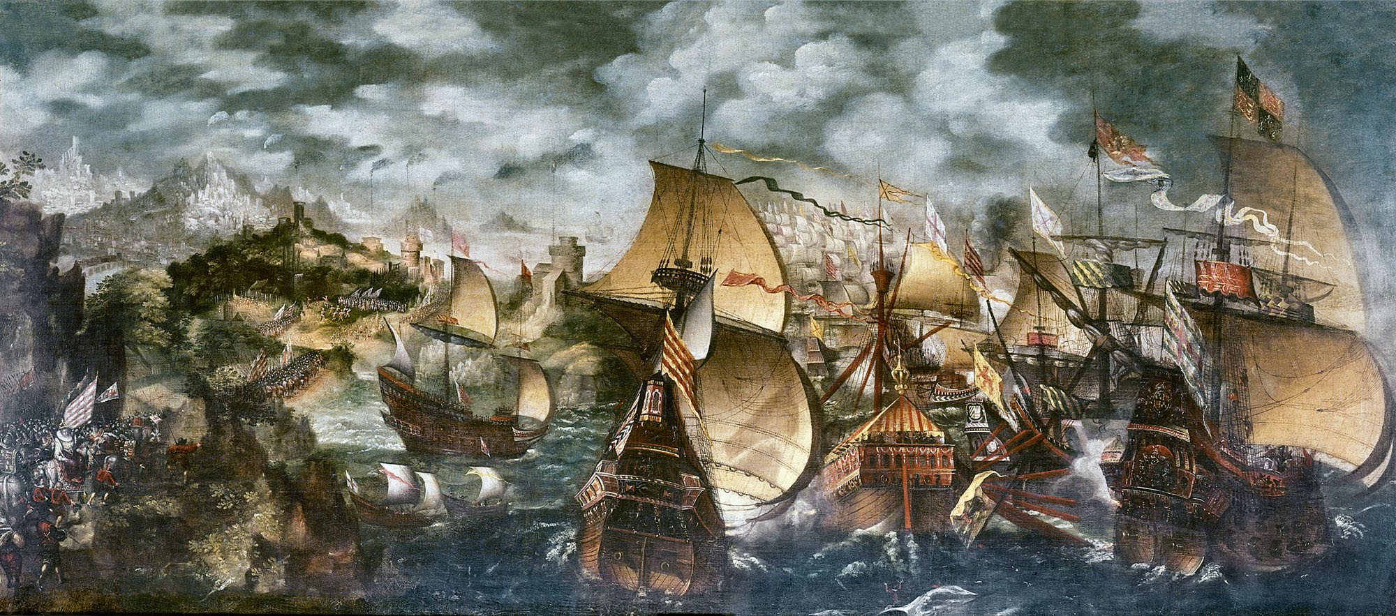 Nicholas Hilliard, The Battle of Gravelines, 1588. Wikimedia