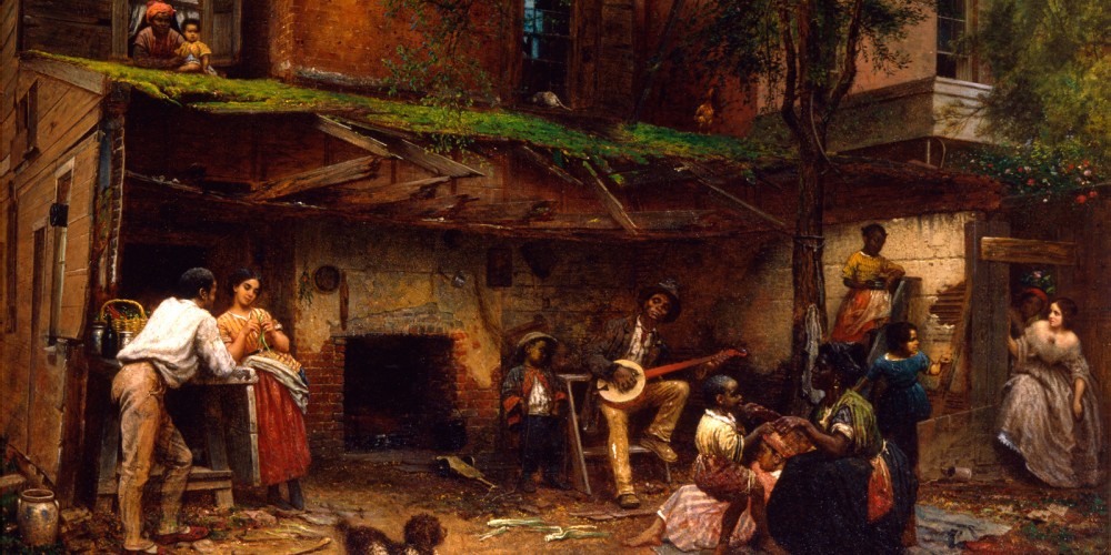 Eastman Johnson, "Negro Life at the South," 1859