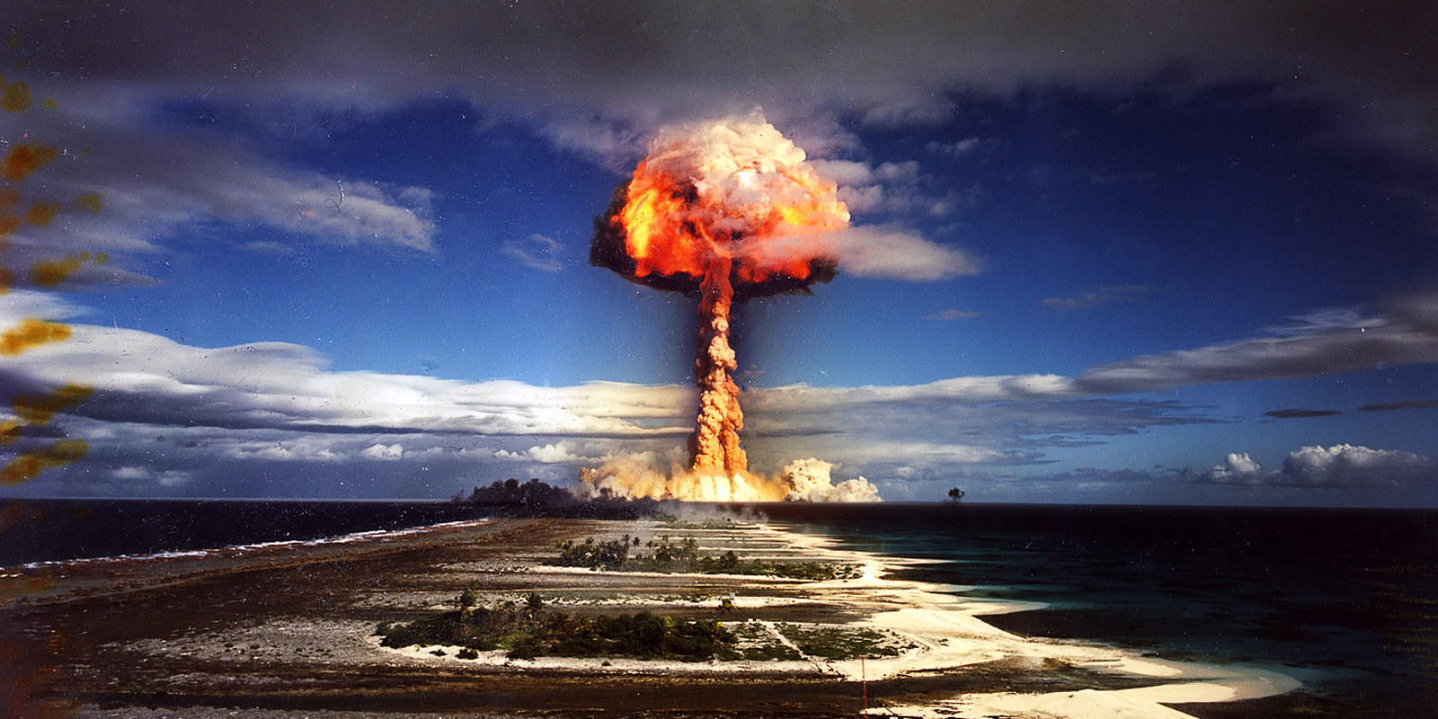 French government's test of the Licorne thermonuclear weapon, Mururoa atoll, French Polynesia, 1970, via Flickr userPierre J.