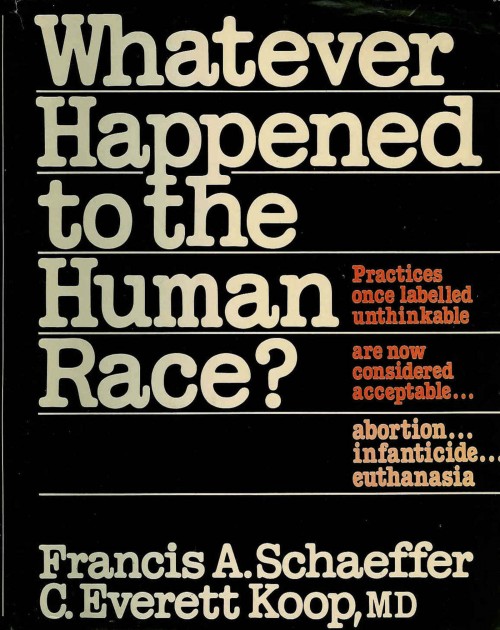 This book cover succinctly demonstrates the mindset of many conservatives in the Reagan era: what happened to the human race? http://users.aber.ac.uk/jrl/scan0001.jpg. 